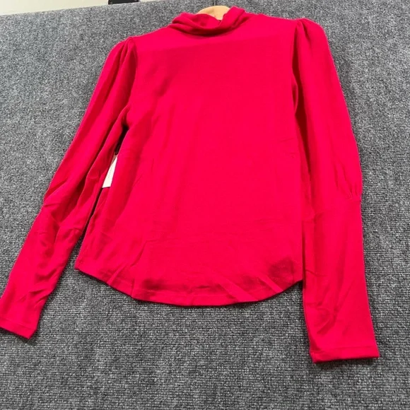 Anthropologie Vibrant pink Cowl Neck Sweater size s - Picture 6 of 11